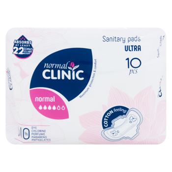 Normal Clinic Ultra Cotton&Velvet Sanitary Pads 3drops 10pcs