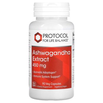 Ашваганда Protocol for Life Balance 450мг 90 капсул - купити, ціни на Біотус - фото 1