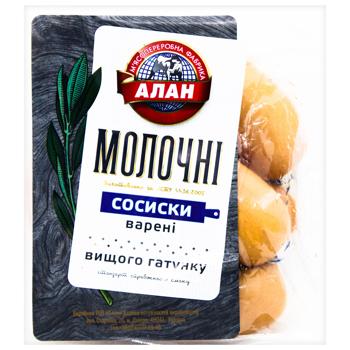 Alan Molochni Sausages High Grade ~500g - buy, prices for - photo 4