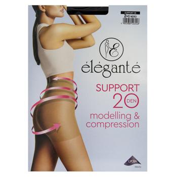 Колготы женские Elegant Support 20 Den р.2 Nero