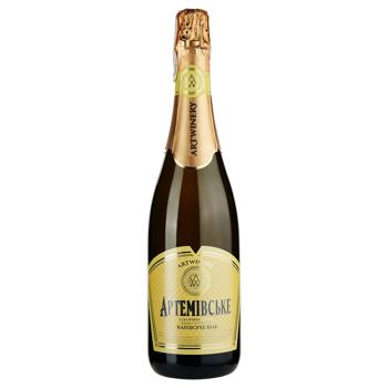 Artemivske White Semi-Dry Sparkling Wine 13.5% 0.75l