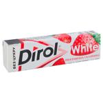 Dirol White Strawberry Chewing Gum 14g