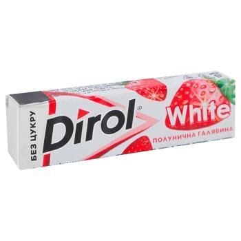 Жувальна гумка Dirol White Полунична галявина 14г