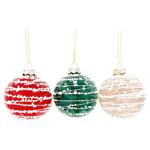 Actuel Merry Christmas Plastic Christmas Tree Ball 7.8cm in assortment