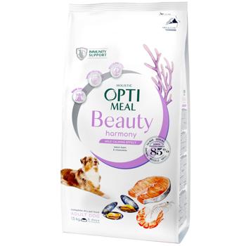 Optimeal Beauty Harmony Dry Food with Seafood for Adult Dogs of All Breeds with Calming Effect 1.5kg - buy, prices for MasterZoo - photo 1