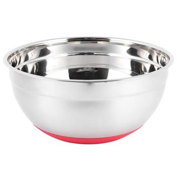 Kamille КМ4352 Steel Bowl with Silicone/Anti-slip Bottom 30*14cm - buy, prices for Supermarket "Kharkiv" - photo 1