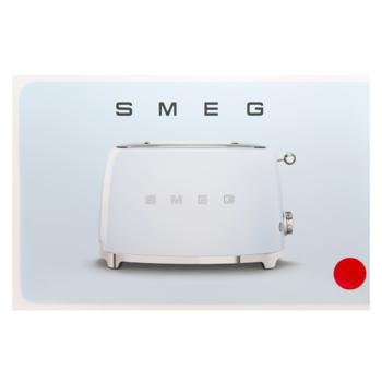 Smeg 50х Electric Red Toaster for 2 Toasts - buy, prices for WINETIME - photo 2