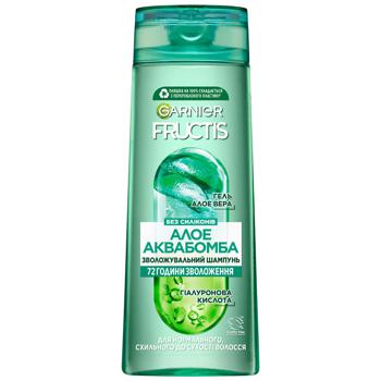 Garnier Fructis Aloe Aqua Bomb Hair Shampoo 400ml - buy, prices for MegaMarket - photo 1