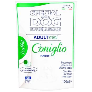 Корм вологий Monge Special Dog Excellence з кроликом для собак малих порід 100г - купити, ціни на METRO - фото 1
