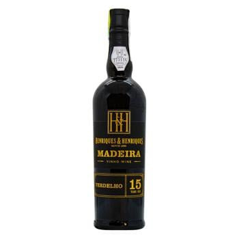 Вино Henriques & Henriques Madeira Verdelho белое сладкое 19% 0,5л - купить, цены на МегаМаркет - фото 1