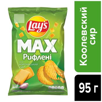 Чипси Lay's зі смаком королівського сиру рифлені 95г - купити, ціни на Grono - фото 2
