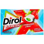 Жевательная резинка Dirol X-Fresh клубника-лайм 19,5г