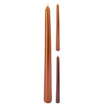 Brown Table Candle 21x250mm - buy, prices for - photo 2