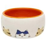 Миска керамічна KARO CRAFT Котики 250 мл - бежевий