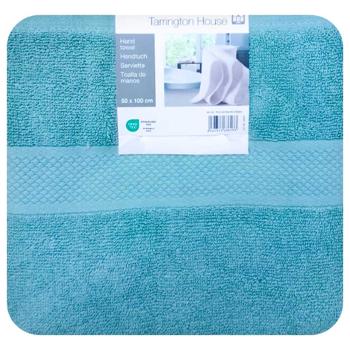 Tarrington House Green Hand Towel 50x100cm