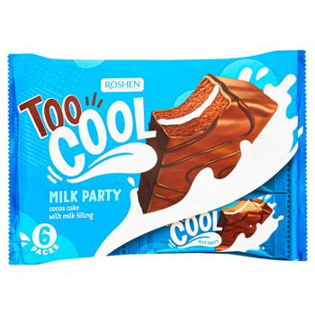 Бисквитные пироженные Roshen Too Cool Milk Party 270г