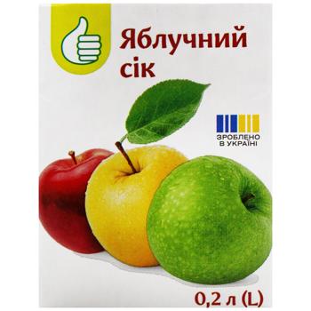 Auchan Apple Juice 200ml - buy, prices for Auchan - photo 2