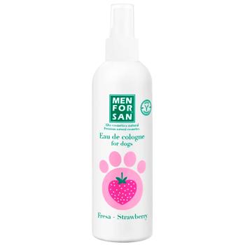 Одеколон для собак Menforsan Strawberry с ароматом клубники 125мл - купить, цены на MasterZoo - фото 1
