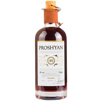 Proshyan 22yo Brandy 40% 0.75l - buy, prices for NOVUS - photo 1