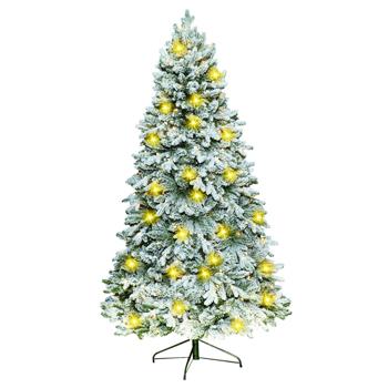 Tarrington House LED Snow-covered Christmas Tree 400 lamps 213cm - buy, prices for - photo 1