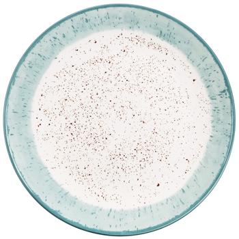 Тарелка Ardesto Siena обеденная бело-голубая 27см - купить, цены на ULTRAMARKET - фото 2
