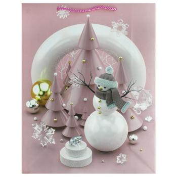 Angel Gifts New Year's Paper Bag 31*40*12cm - buy, prices for MegaMarket - photo 2