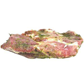 Ошийок свинячий Auchan на кістці у маринаді Французький сад