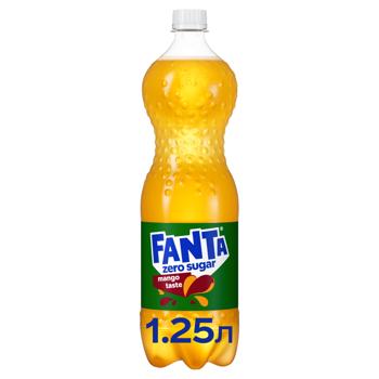 Напій газований Fanta Zero Sugar Манго 1,25л