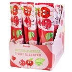 Auchan Pomegranate and Apple Fruit Pastila 15 g x 25 pcs