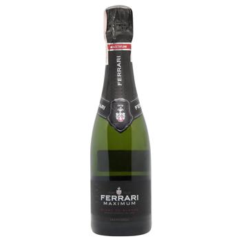 Ferrari Maximum White Brut Sparkling Wine 12.5% 0.375l - buy, prices for WINETIME - photo 1