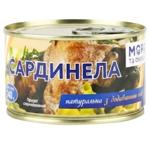 Fish sardinella Seas and oceans canned 240g Ukraine