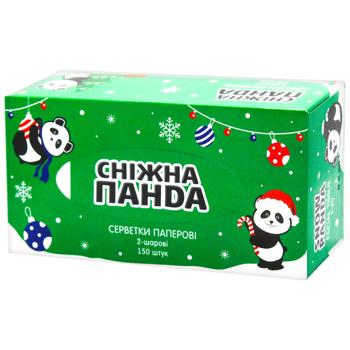Салфетки косметические Снежная Панда двухcлойные 150шт - купить, цены на МегаМаркет - фото 5