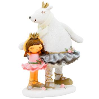 Декоративна статуетка Дівчинка з ведмедицею 19.5см 831-289 BONADI 1 шт - купить, цены на WINETIME - фото 2