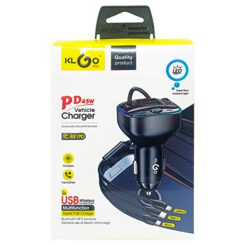 TC-881PD Car Charger USB-5V 3.1A, Type-C-5.3 - buy, prices for Tavria V - photo 1