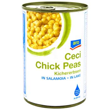 Aro Chick Peas in Brine 400g - buy, prices for METRO - photo 1