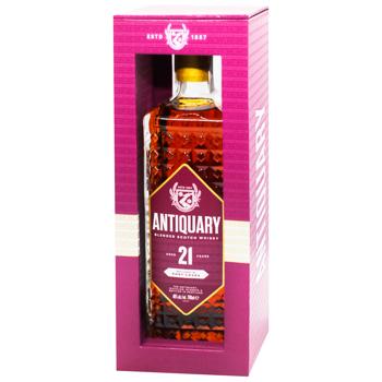 Antiquary 21yo Whisky 40% 0.7l - buy, prices for WINETIME - photo 1