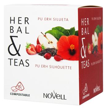 Чай Novell Herbal and Teas Пуер 15шт. И030 - купити, ціни на КОСМОС - фото 1