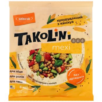Kyivkhlib Takolini Mexi Corn Lavash with Canihua 120g - buy, prices for Epicentr FOOD - photo 1