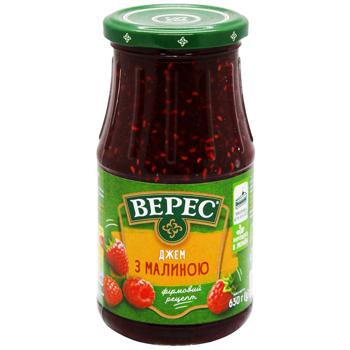 Джем Верес с малиной 630г