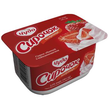 Творожок Чудо взбитый клубника 5% 100г - купить, цены на КОСМОС - фото 3