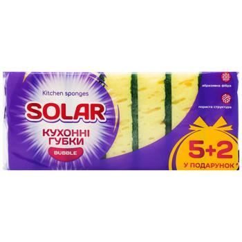 Solar Bubble Kitchen Sponges 7pcs