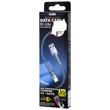 Remax USB-Type-C RC-124a Gray Cable - buy, prices for MegaMarket - photo 1