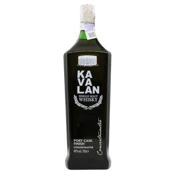 Виски Kavalan Port Cask Finish 40% 0,7л - купить, цены на ULTRAMARKET - фото 3