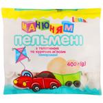 Пельмени Ласка Ма-ню-ням с куриным мясом и телятиной 400г