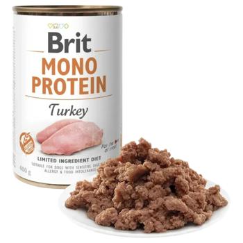 Brit Care Mono Protein набір вологого корму для собак 5+1 шт х 400 г - індичка - купити, ціни на MasterZoo - фото 2