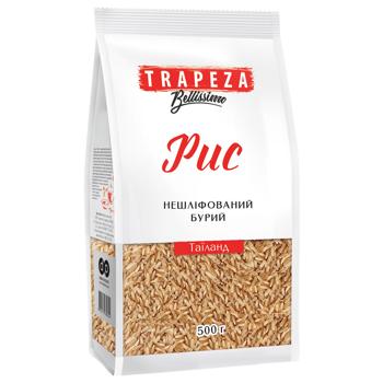 Trapeza Unpolished Brown Rice 500g - buy, prices for COSMOS - photo 1