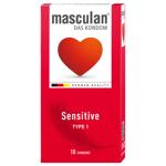 Презервативы Masculan Тип 1 Sensitive 10шт