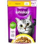 Корм вологий Whiskas з куркою для котів 85г