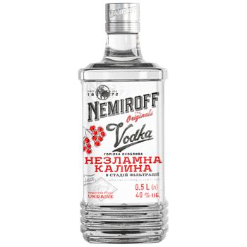Nemiroff Nezlamna Kalyna Vodka 0.5l 40% - buy, prices for Torba - photo 1