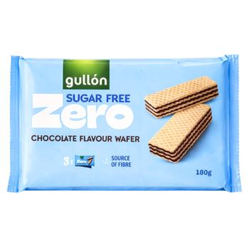 Вафли Gullon Diet Nature с шоколадом без сахара 180г - купить, цены на Auchan - фото 1